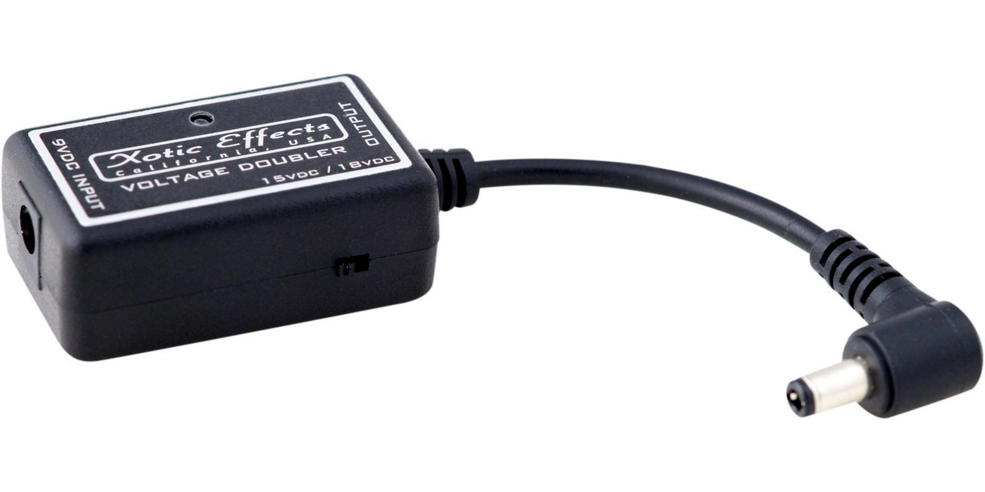 Xotic XVD-1 Voltage Doubler adapter — side angle view
