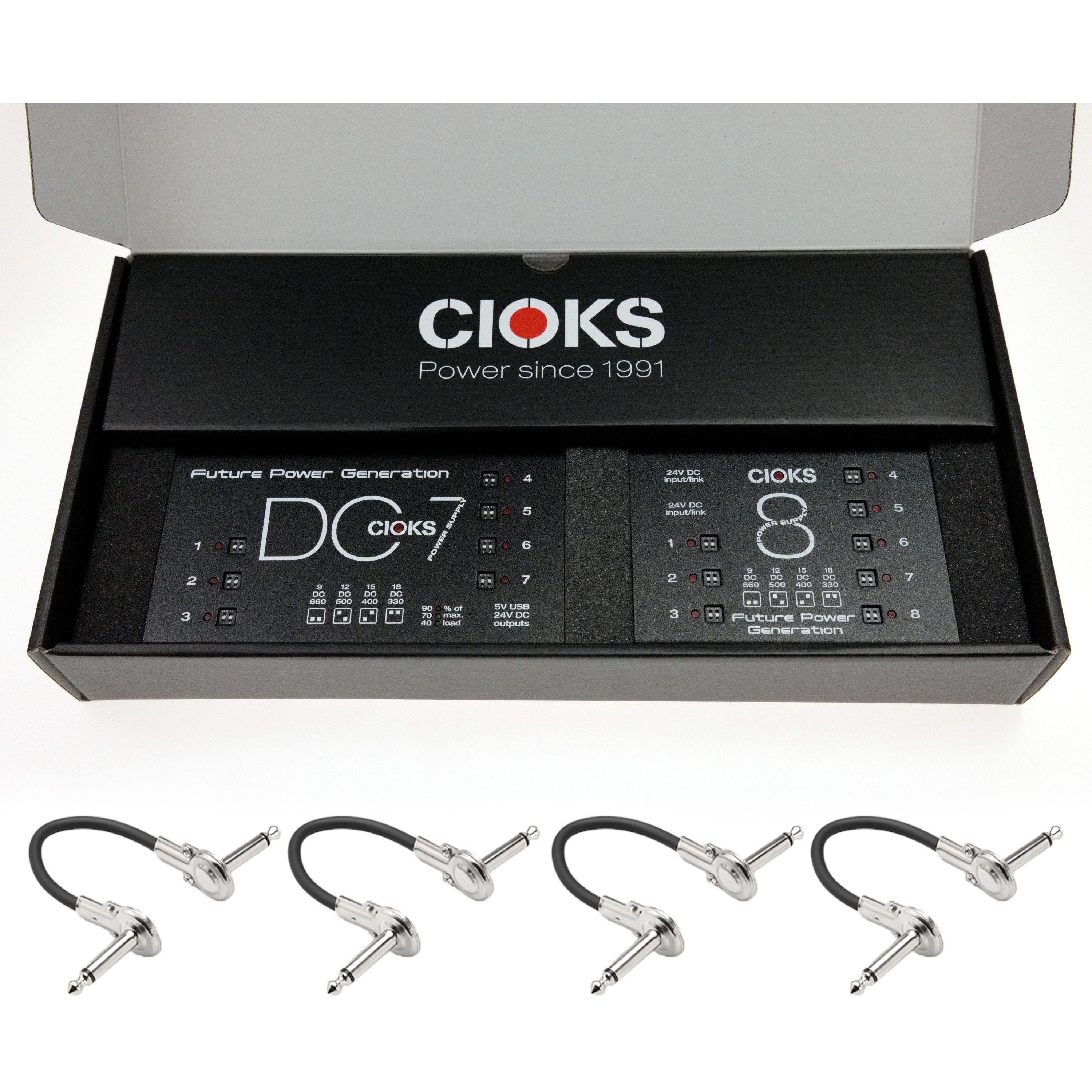 CIOKS SPB Super Power Bundle — angled view of both black power supplies