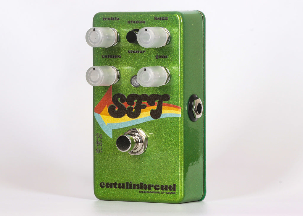 Catalinbread SFT overdrive pedal — side profile view