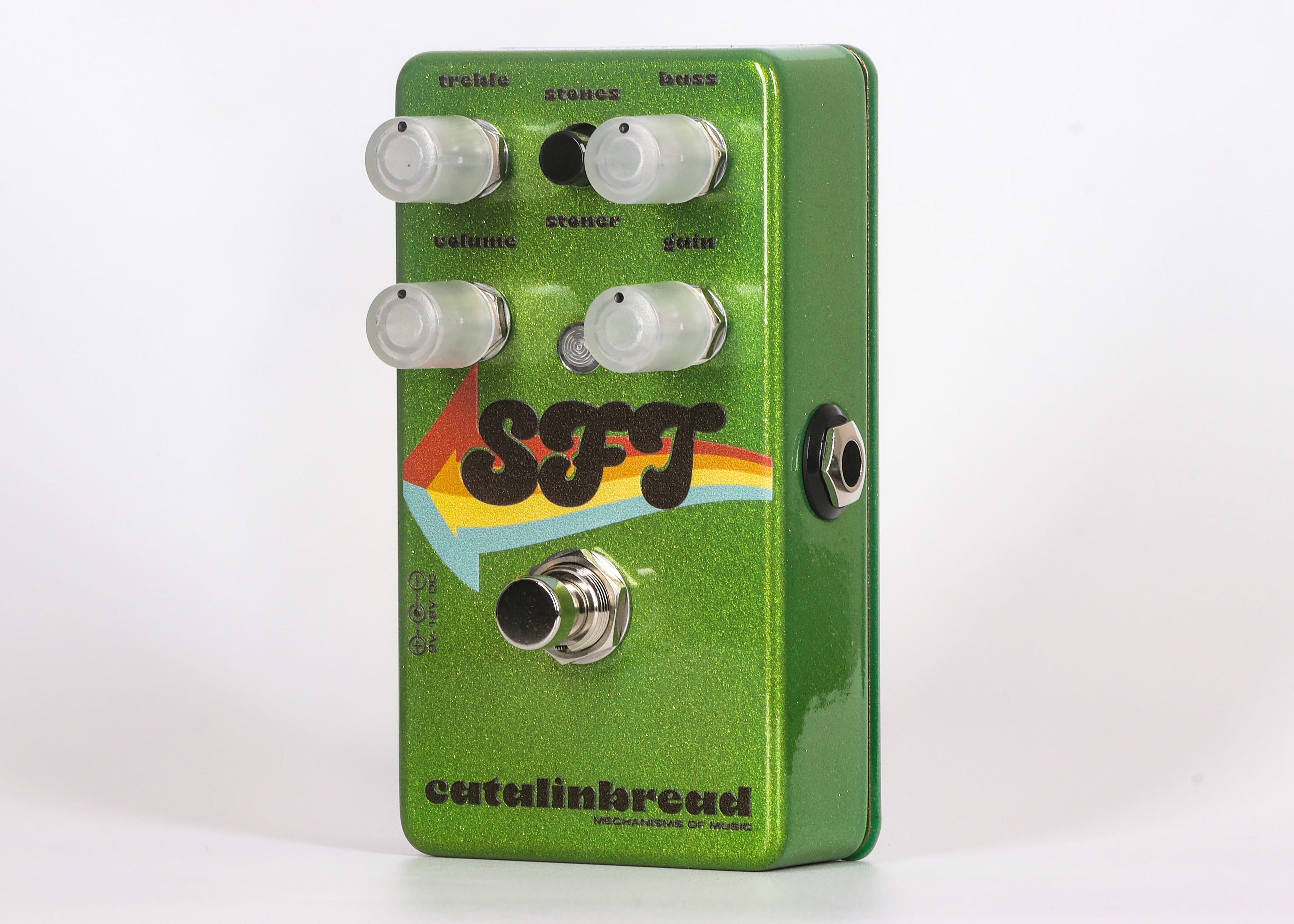 Catalinbread SFT overdrive pedal — side profile view