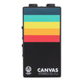 Walrus Audio Canvas Stereo DI/LI box — black enclosure with rainbow stripe graphic