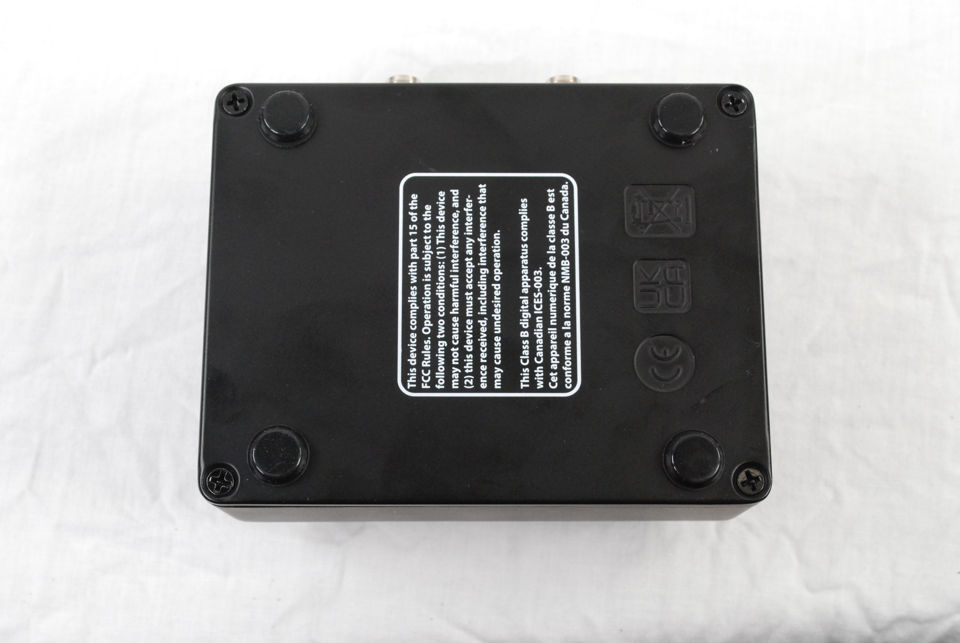 Electro-Harmonix Hell Melter distortion pedal — side view
