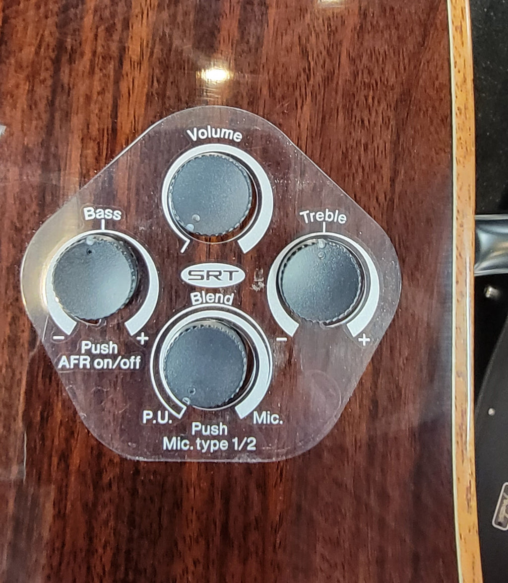 Yamaha A3R acoustic-electric guitar — angled full view