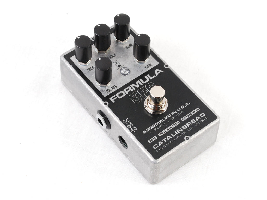 Catalinbread Formula 5F6 overdrive pedal - angled side view