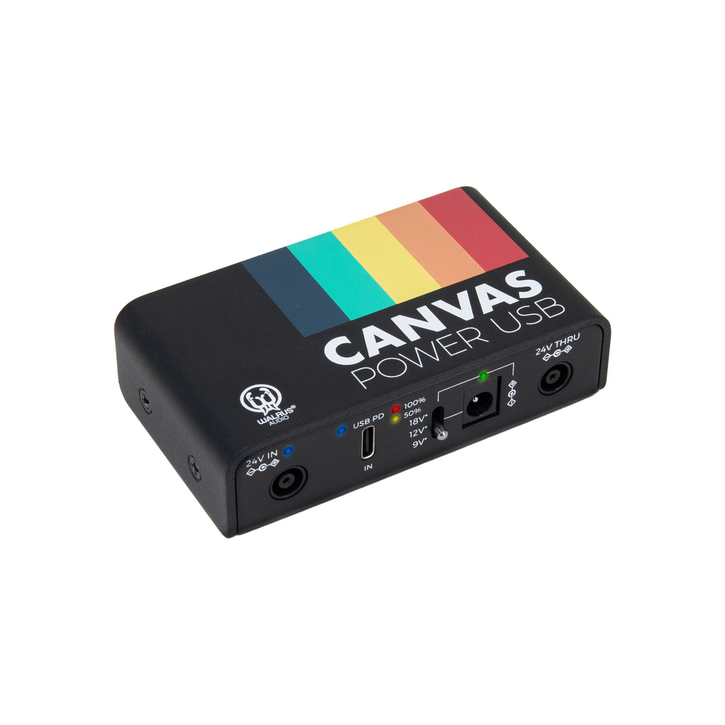 Walrus Audio Canvas Power USB power supply — USB-C input side