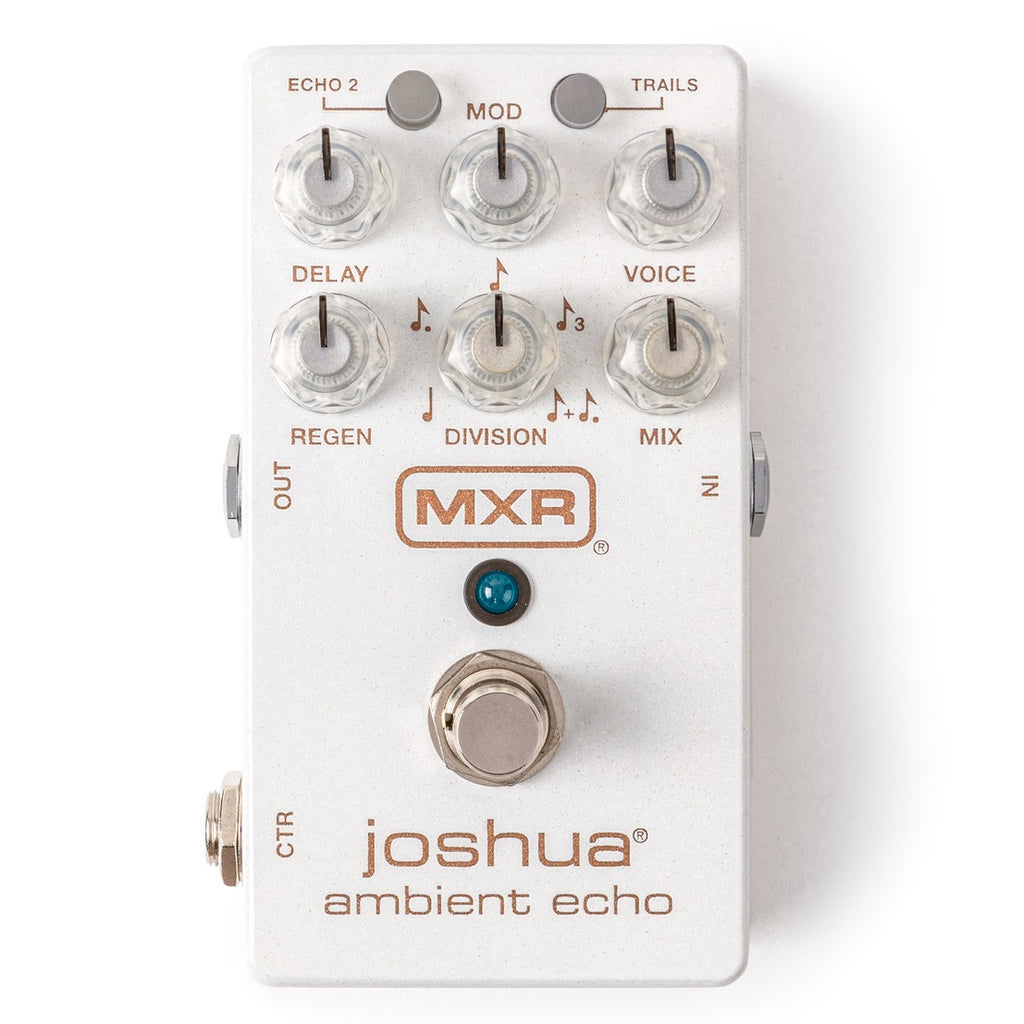 MXR M309 Joshua Ambient Echo pedal — Delay, Regen, Division knobs