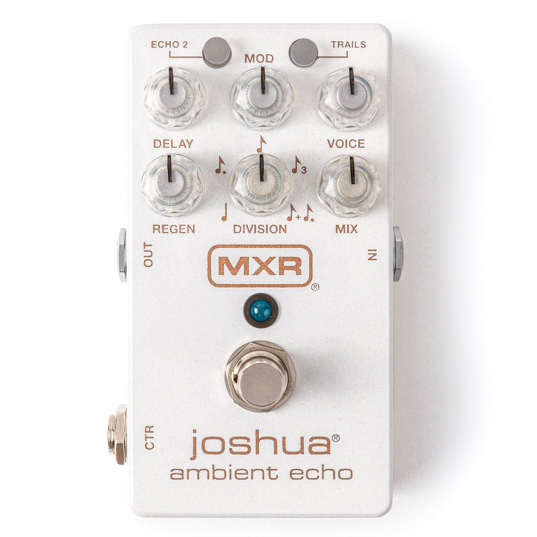 MXR M309 Joshua Ambient Echo pedal — Delay, Regen, Division knobs