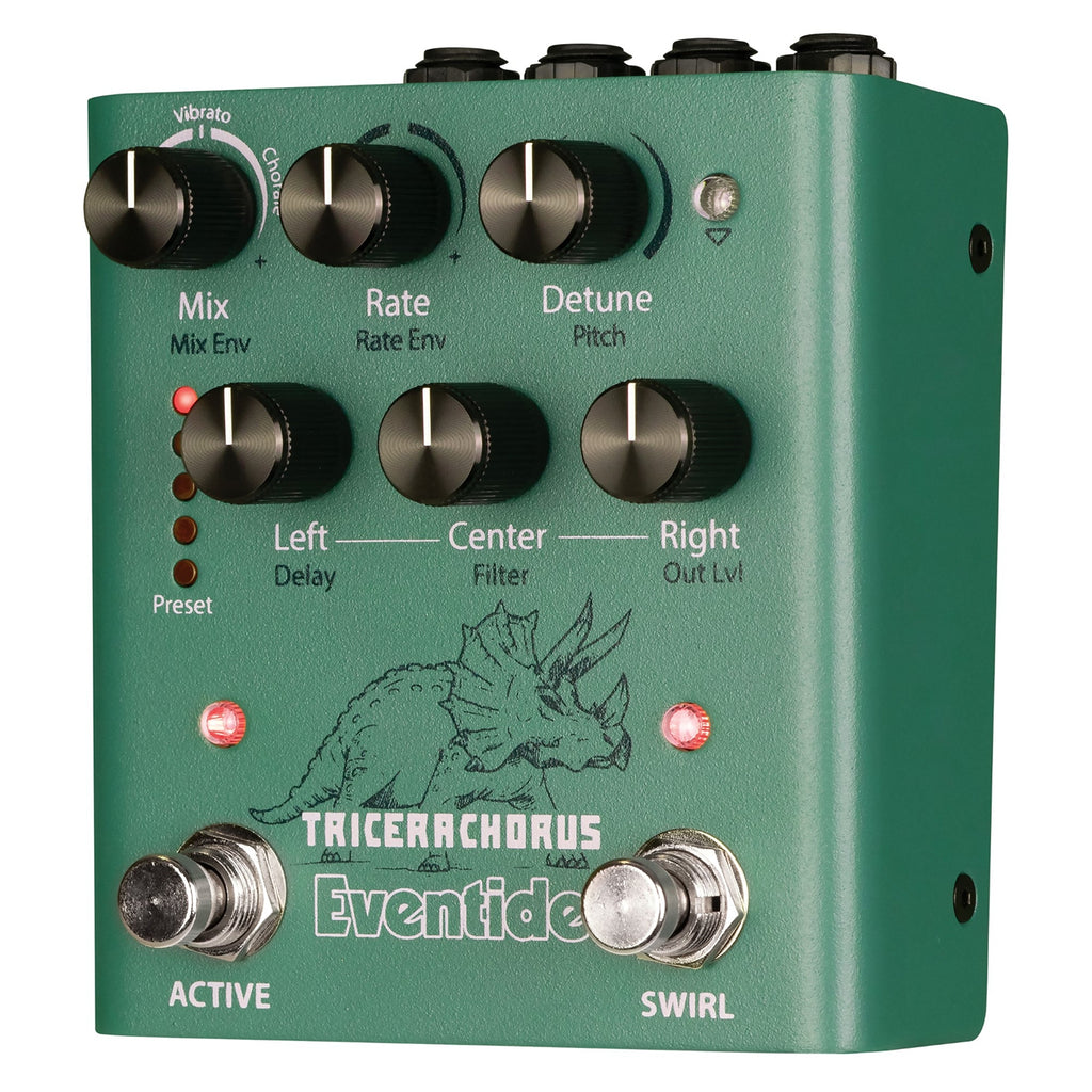 Eventide TriceraChorus chorus pedal — side jacks