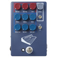 JHS Colour Box V2 10th Anniversary preamp pedal — blue enclosure, top-down view of knobs