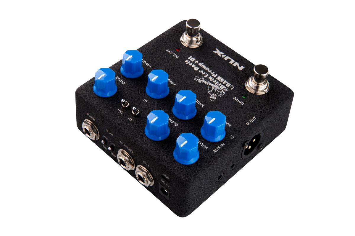 NUX NBP-5 bass preamp DI — IR cabinet simulation feature graphic