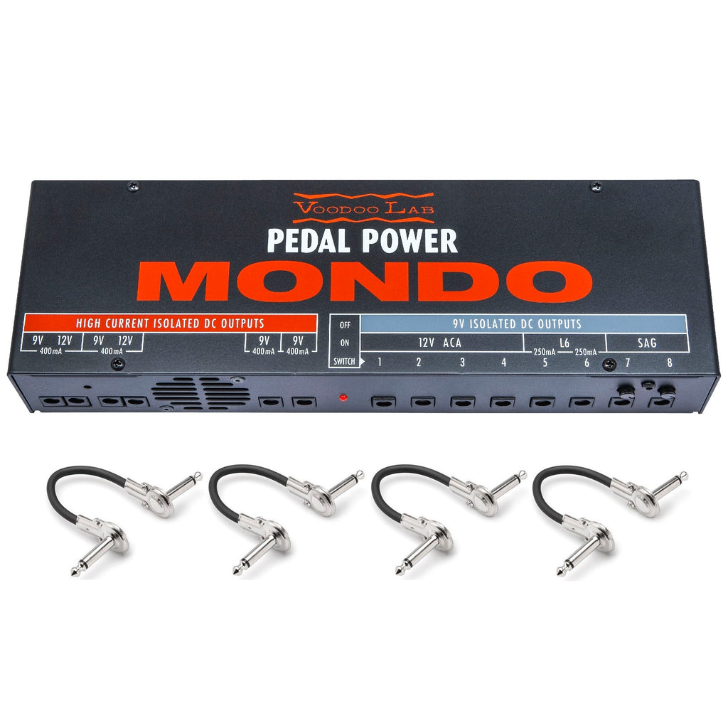 Voodoo Lab Pedal Power Mondo supply — black top outputs