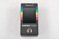 Walrus Audio Canvas Tuner used guitar pedal — front view, black enclosure