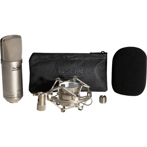 On-Stage AS800 condenser microphone — side profile