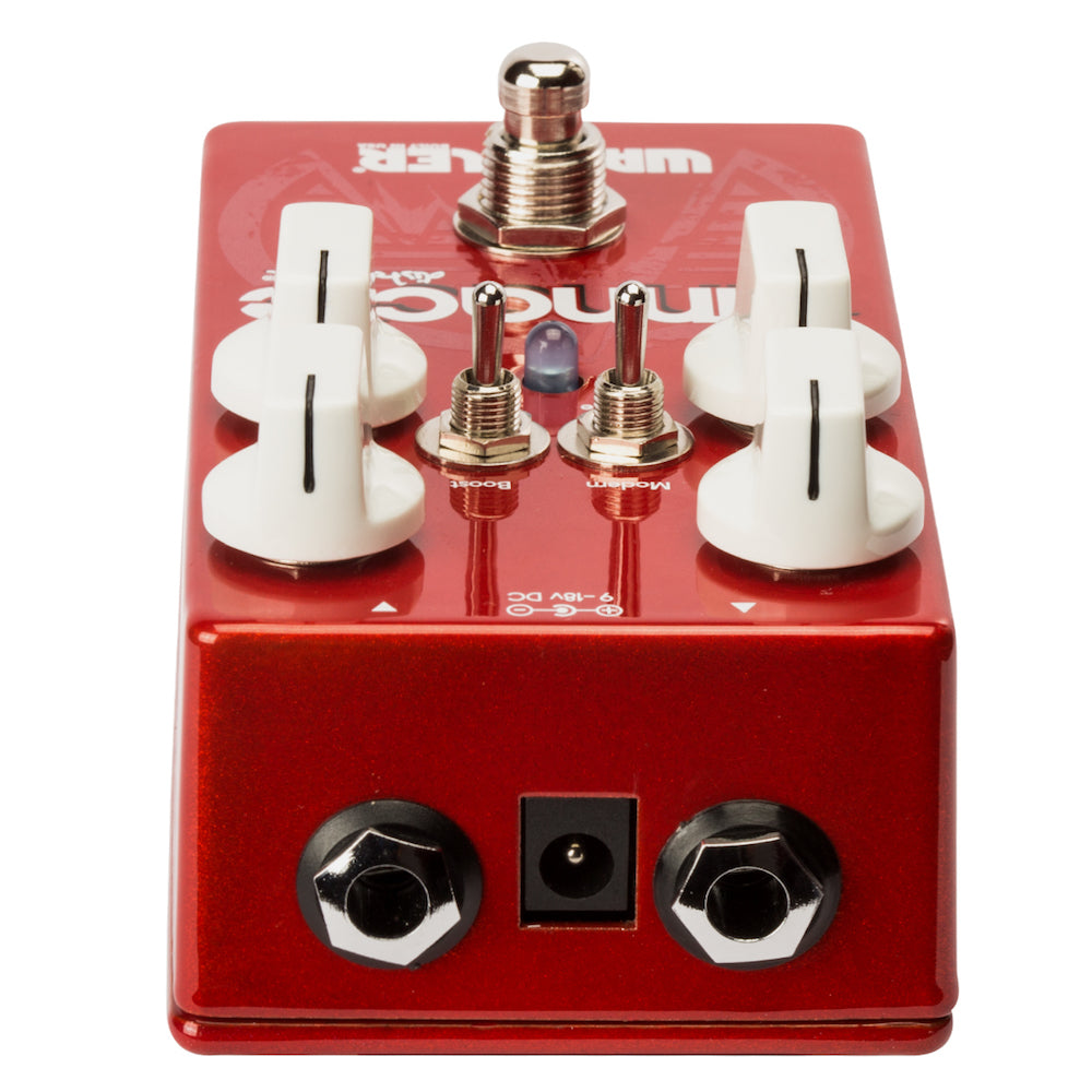 Wampler Pinnacle distortion pedal Tone Volume Gain Mid Contour knobs