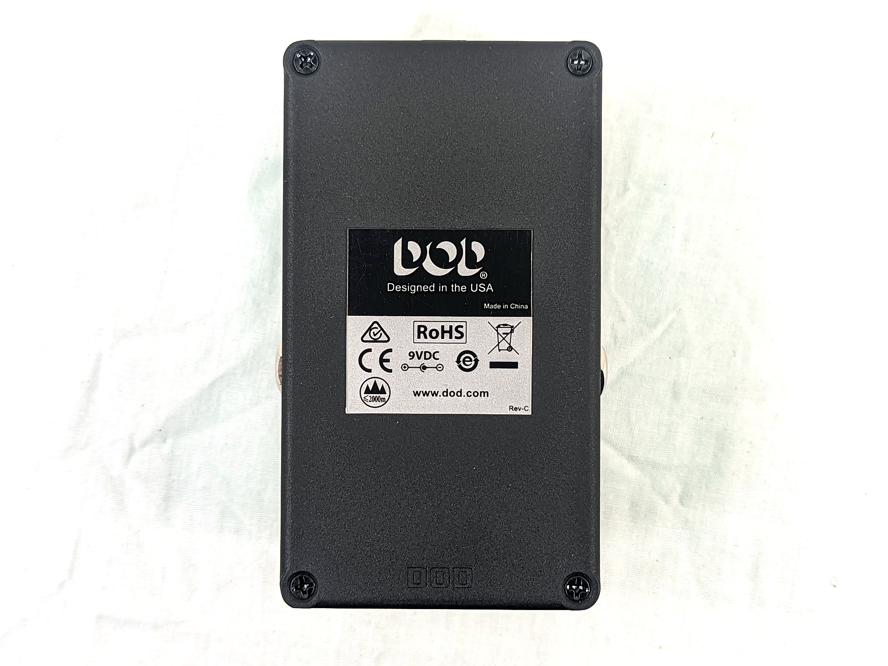 DOD Envelope Filter 440 pedal - used side jack view