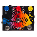JAM Pedals Ripply Fall chorus phaser pedal — black enclosure with fish art top view