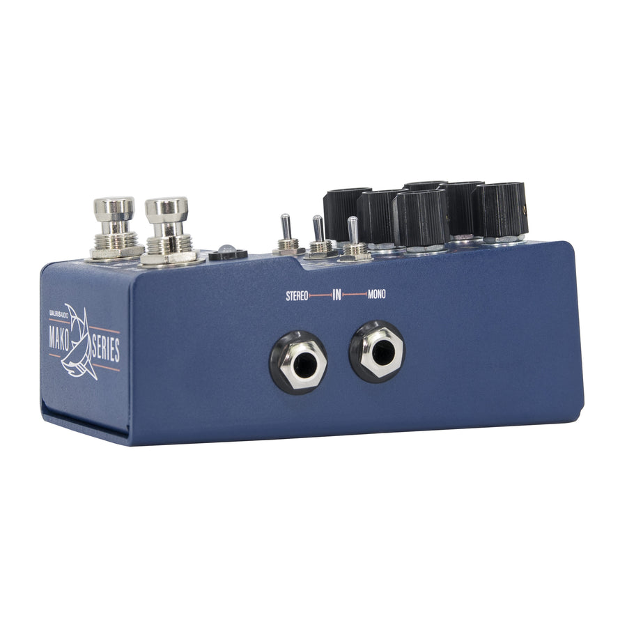 Walrus Audio MAKO M1 modulation pedal — toggle switches detail
