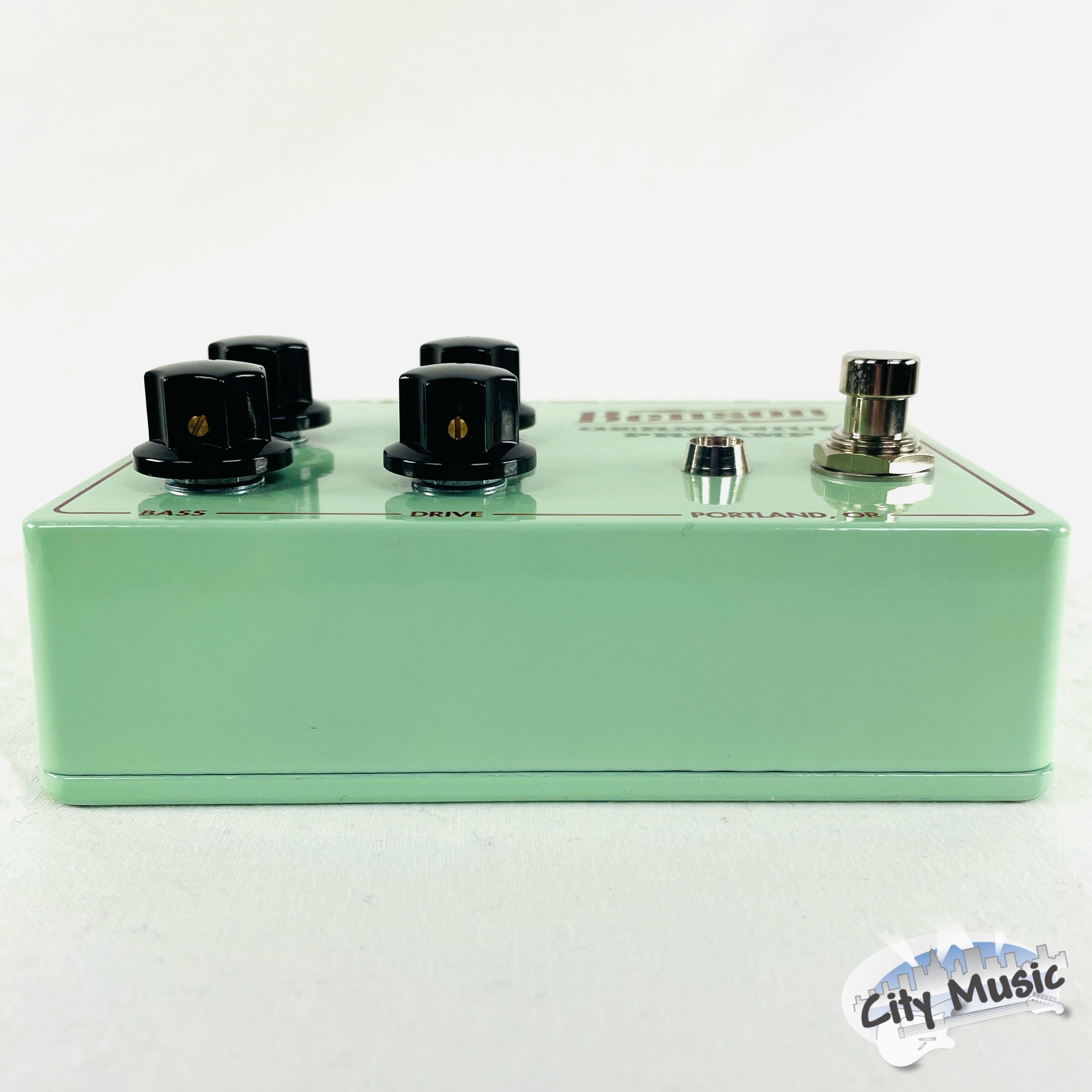 Benson Germanium Preamp pedal — controls detail