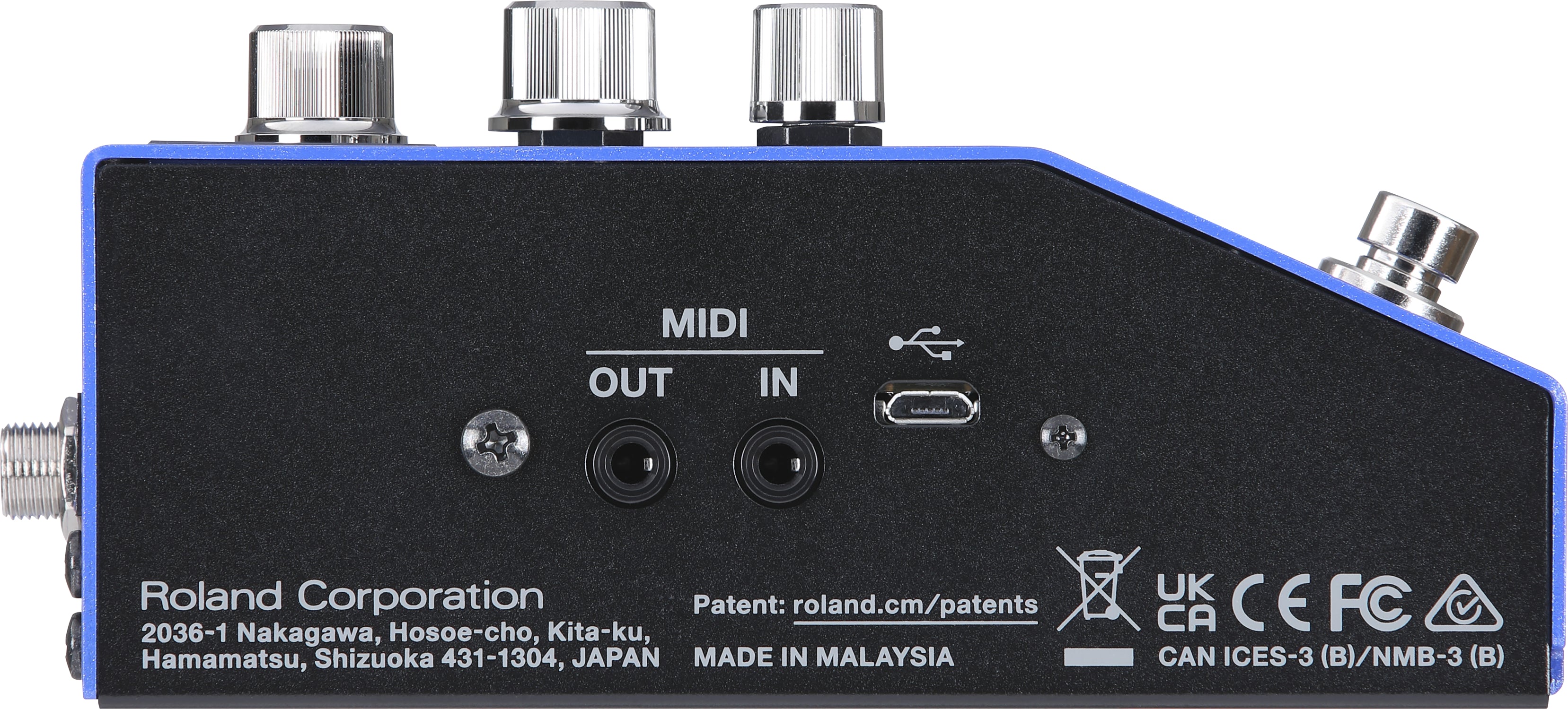 Boss SY-200 synthesizer pedal detail view