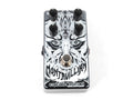 Catalinbread Montavillian Echo delay pedal — black and white owl art top view