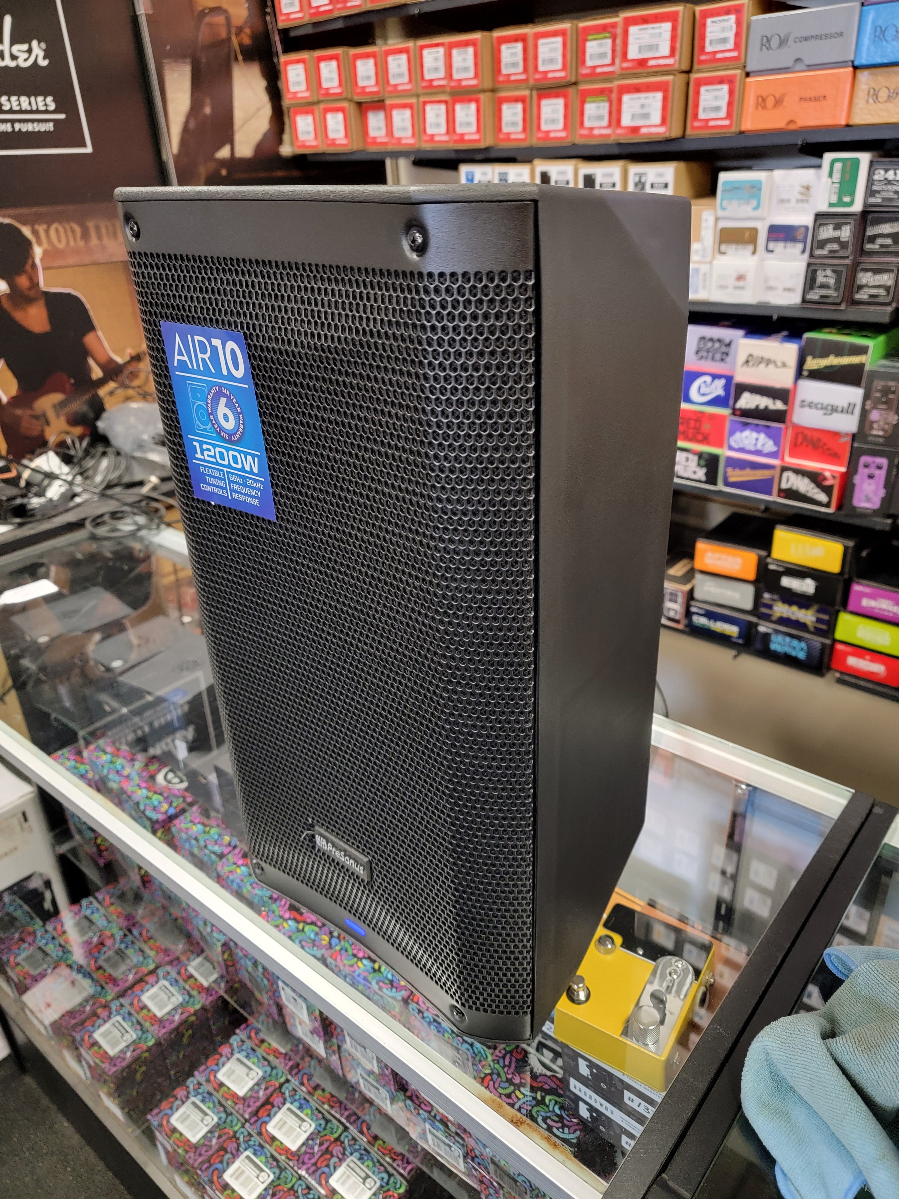PreSonus AIR10 active loudspeaker, input and control panel