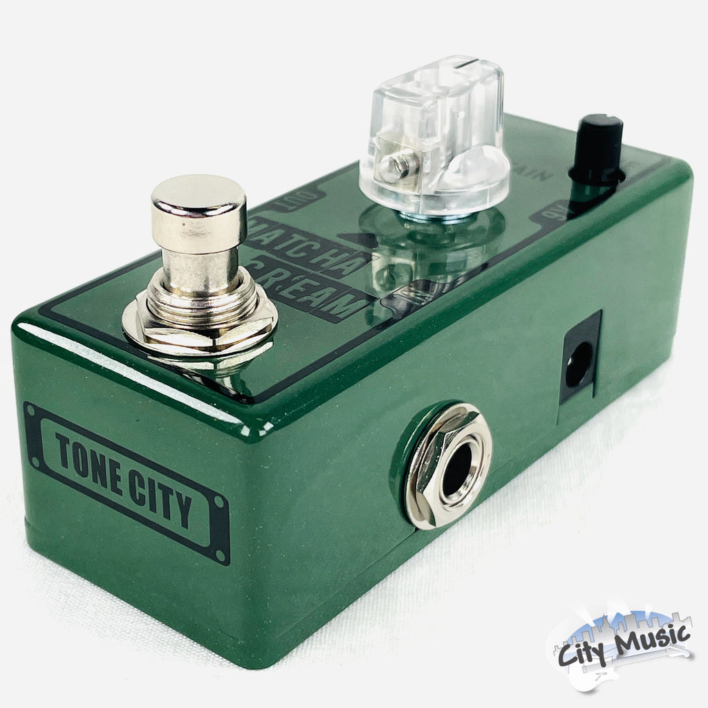 Used Tone City Matcha Cream Fuzz Mini Guitar Effects Pedal в™«