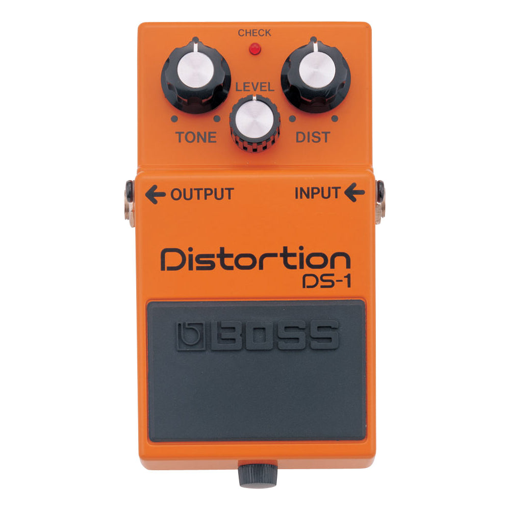 Boss DS-1 Distortion pedal — angled view