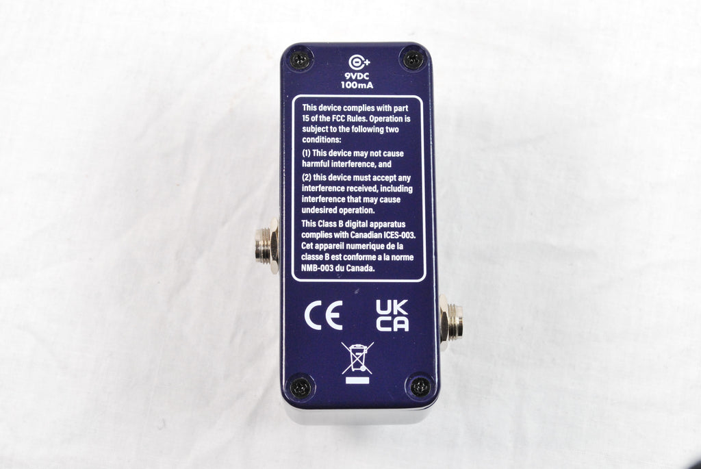 Electro-Harmonix Pico Triboro Bridge drive pedal — side jacks detail