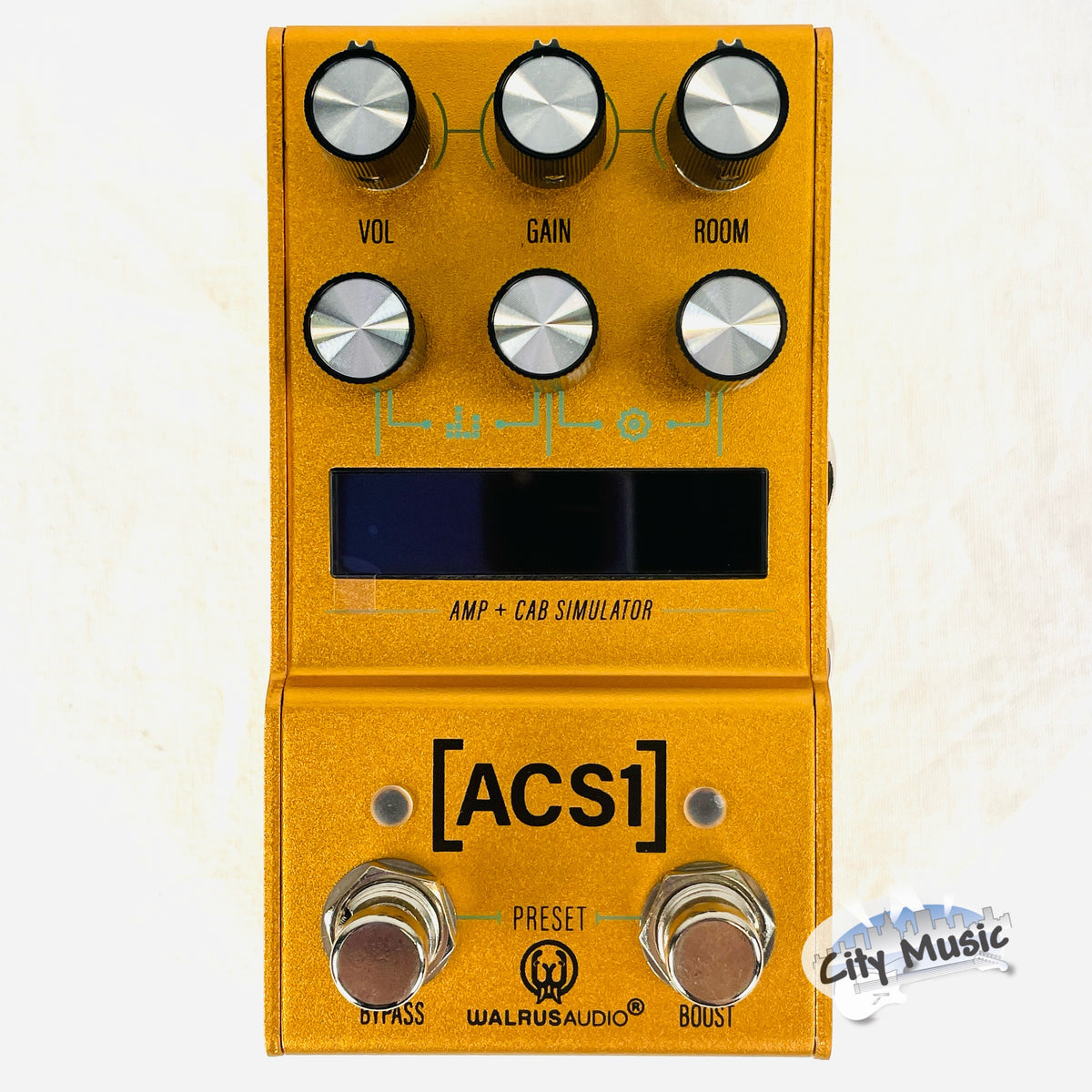 Used Walrus Audio MAKO Series MKII ACS1 Amp + Cab Simulator Guitar Effects Pedal ♫