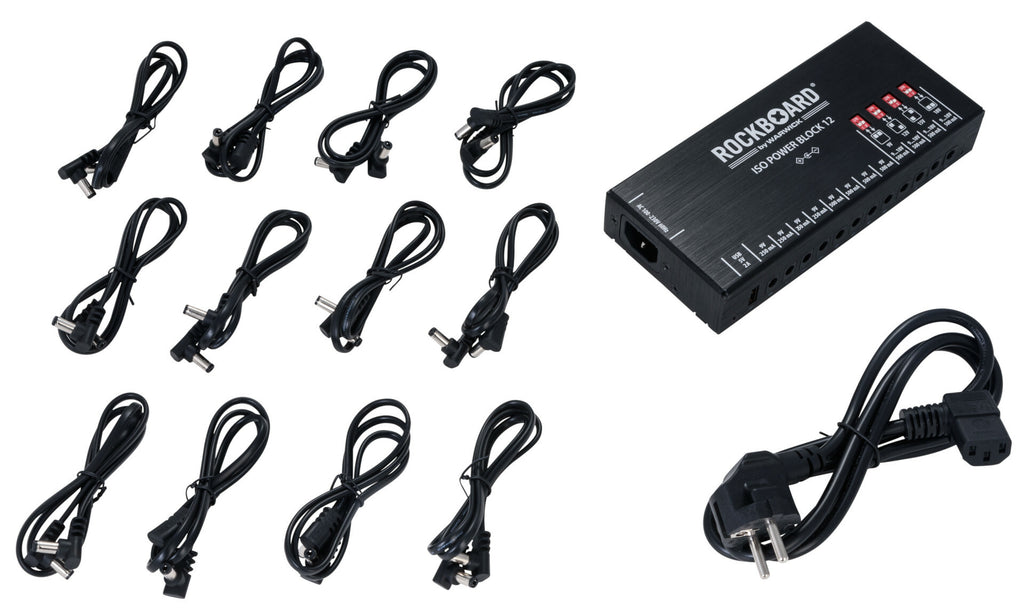 New RockBoard ISO Power Block V12 IEC Isolated Guitar Effects Pedal Power Supply