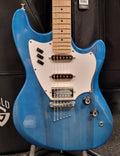 Guild Surfliner electric guitar — Catalina Blue offset body front