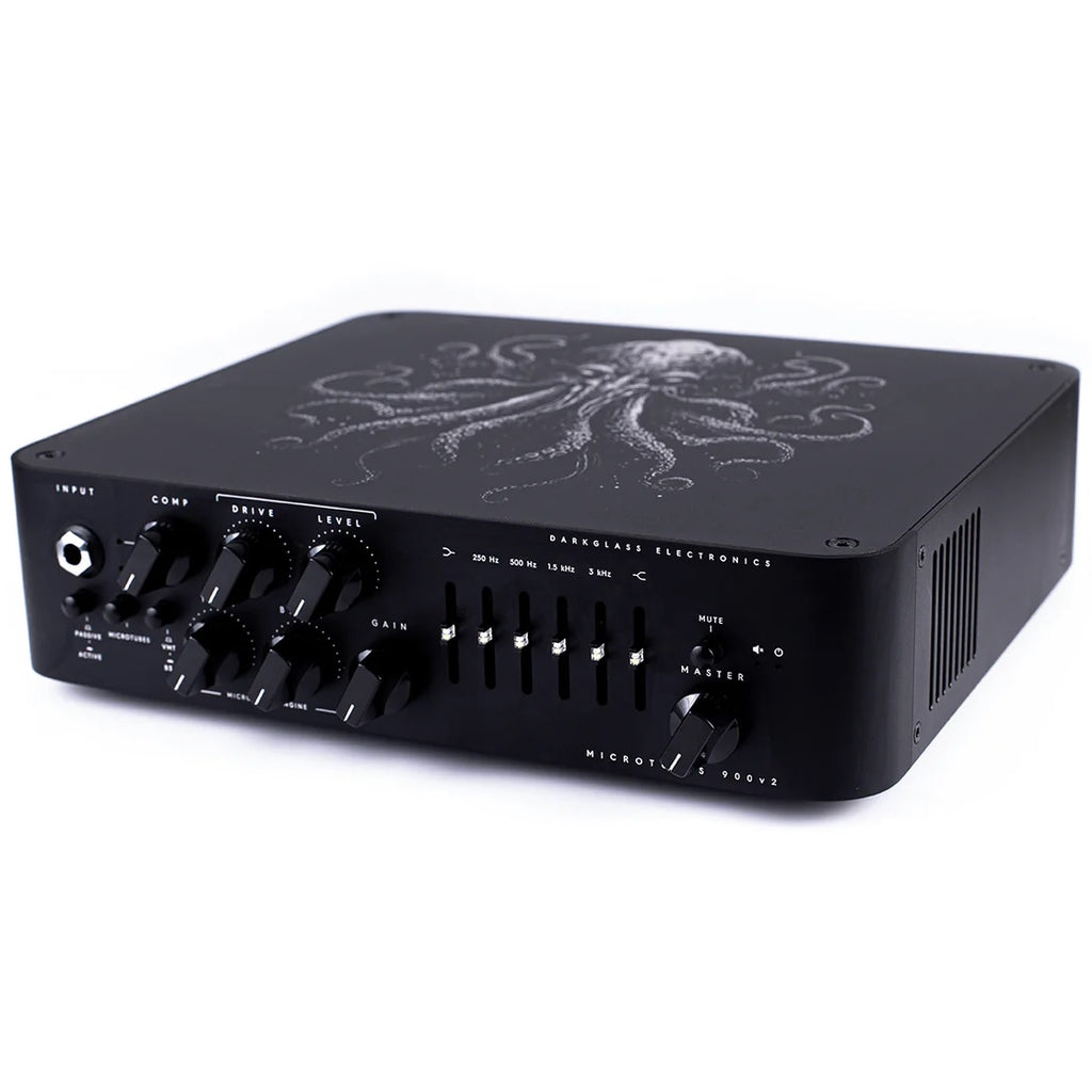Darkglass Microtubes 900 V2 Kraken Limited Edition bass amp head - control panel detail