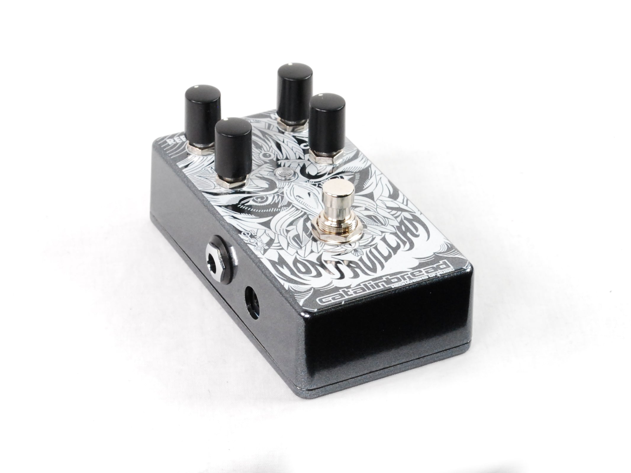 Catalinbread Montavillian Echo delay pedal — side profile view
