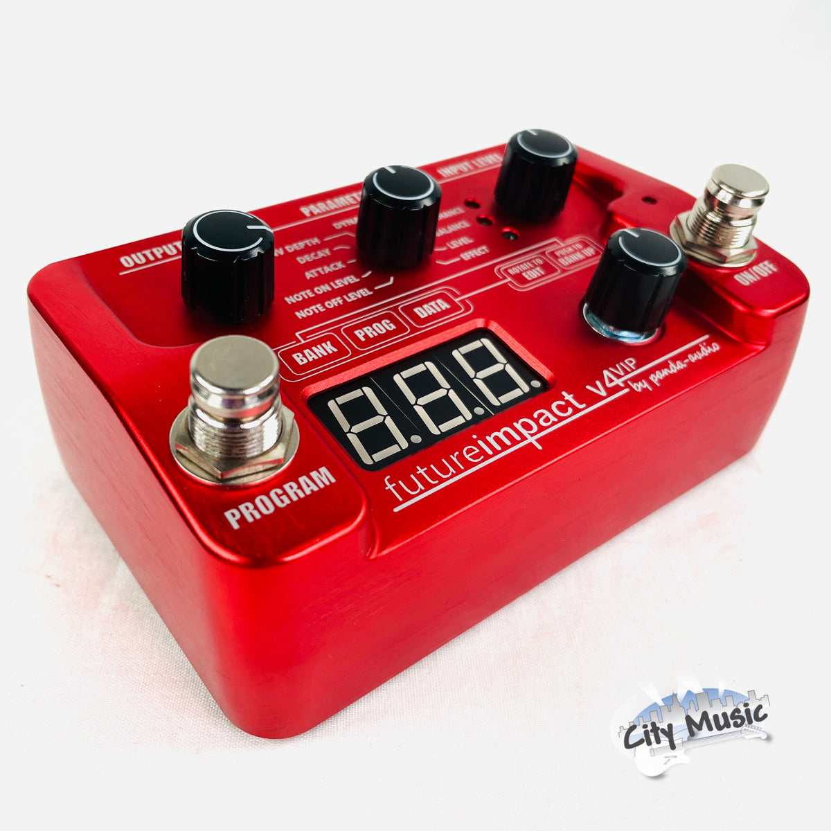 Used Panda Audio Future Impact V4 VIP Bass Guitar Synthesizer Effects Pedal