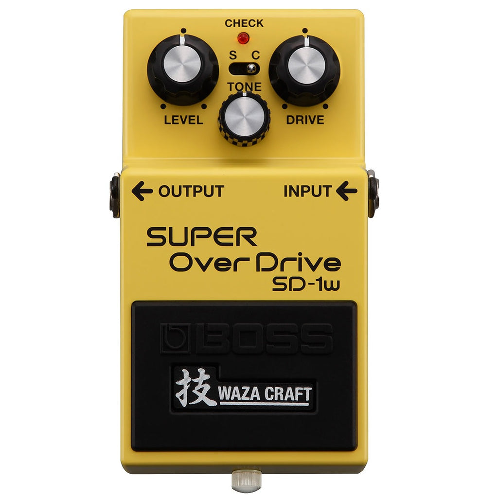New Boss SD-1W Waza Craft Super Overdrive Guitar Effects Pedal