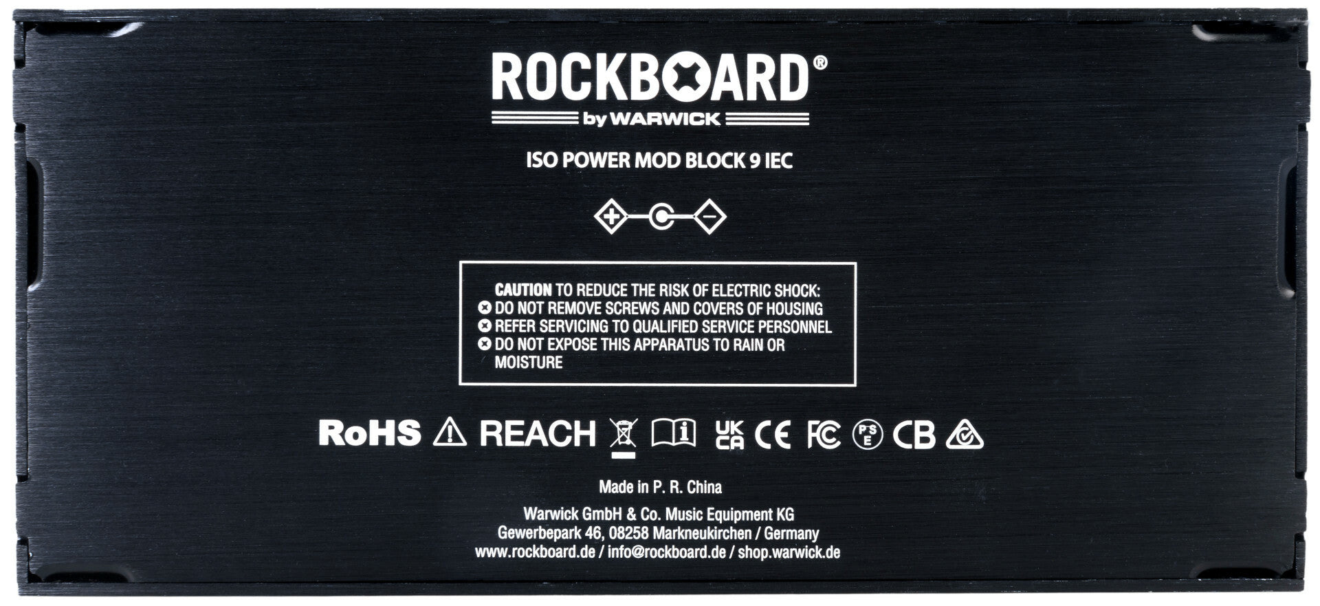 Open Box RockBoard ISO Power Block V9 IEC Isolated Guitar Pedal Power Supply