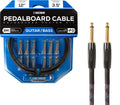Boss BCK-12 solderless pedalboard patch cable kit — black cable, gold connectors, packaging