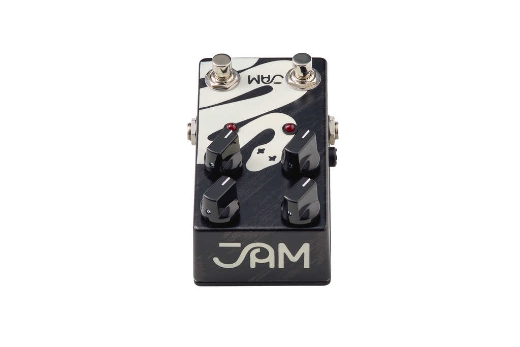 JAM Pedals Rattler Bass distortion pedal — side profile view
