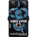 Catalinbread Naga Viper MKII treble booster pedal - black enclosure with blue snake art