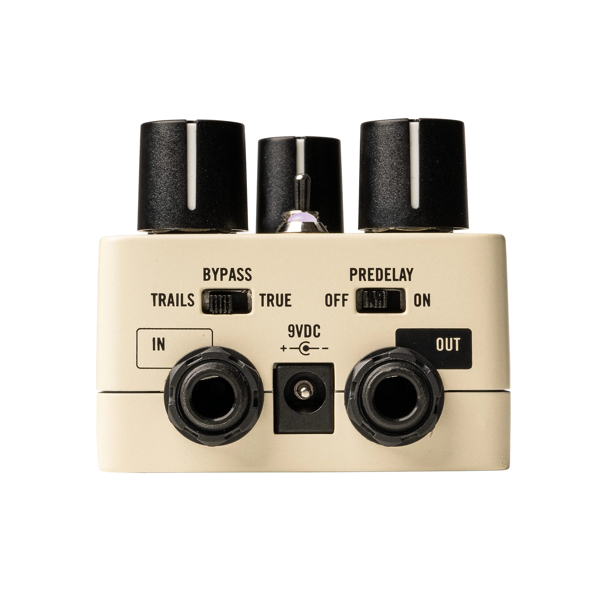 Universal Audio Evermore reverb pedal — angled side view