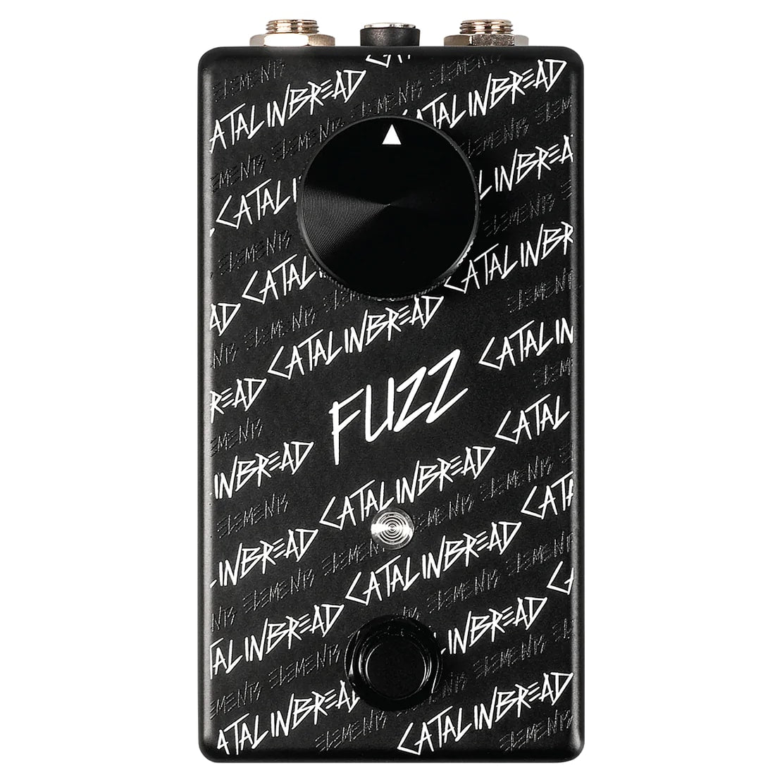 Catalinbread Elements Fuzz pedal — angled view of knob