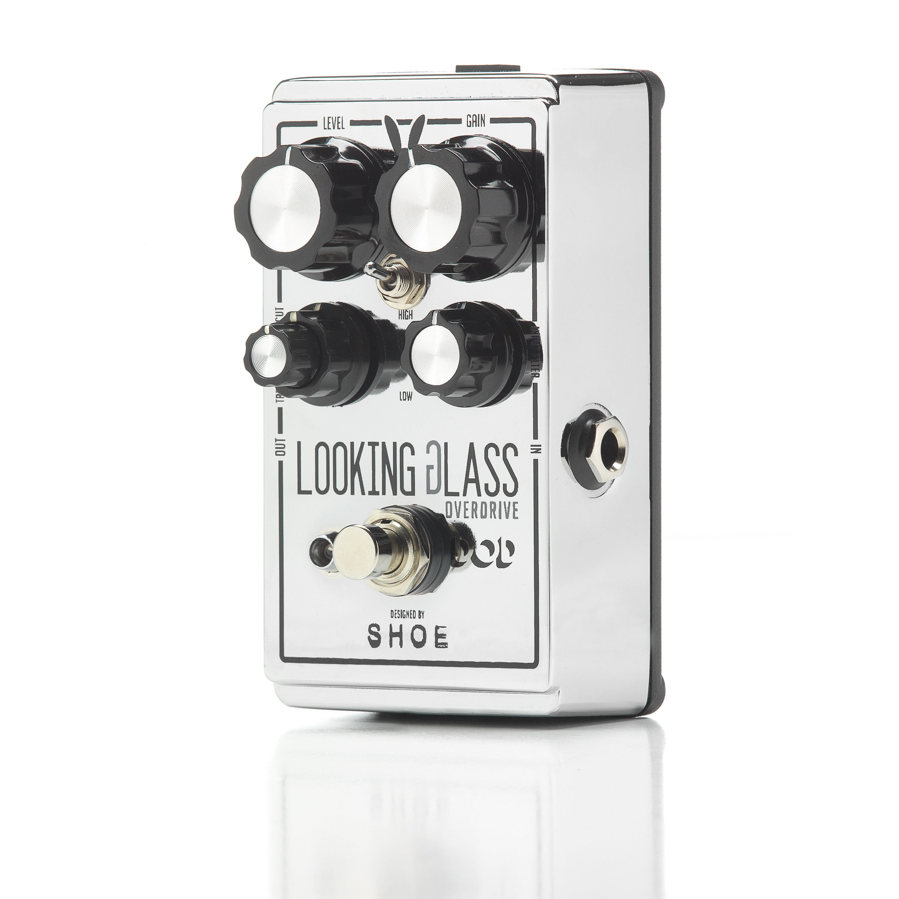 DOD Looking Glass overdrive pedal — detail view