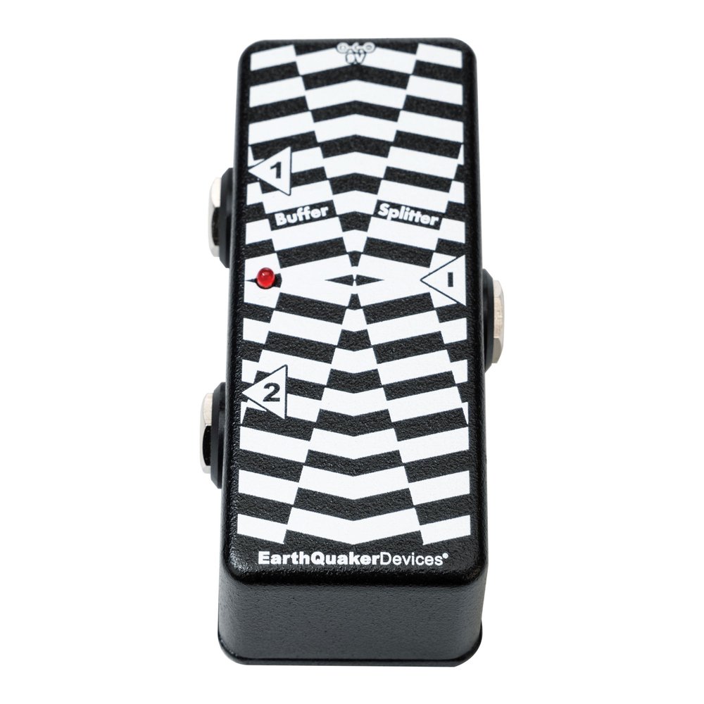 EarthQuaker Buffer Splitter pedal — angled view