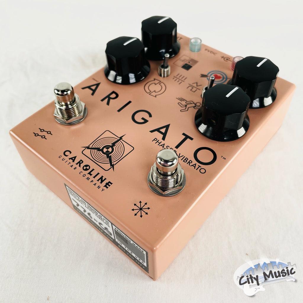 Used Caroline Guitar Company Arigato Phaser Vibrato Guitar Effects Pedal ♫