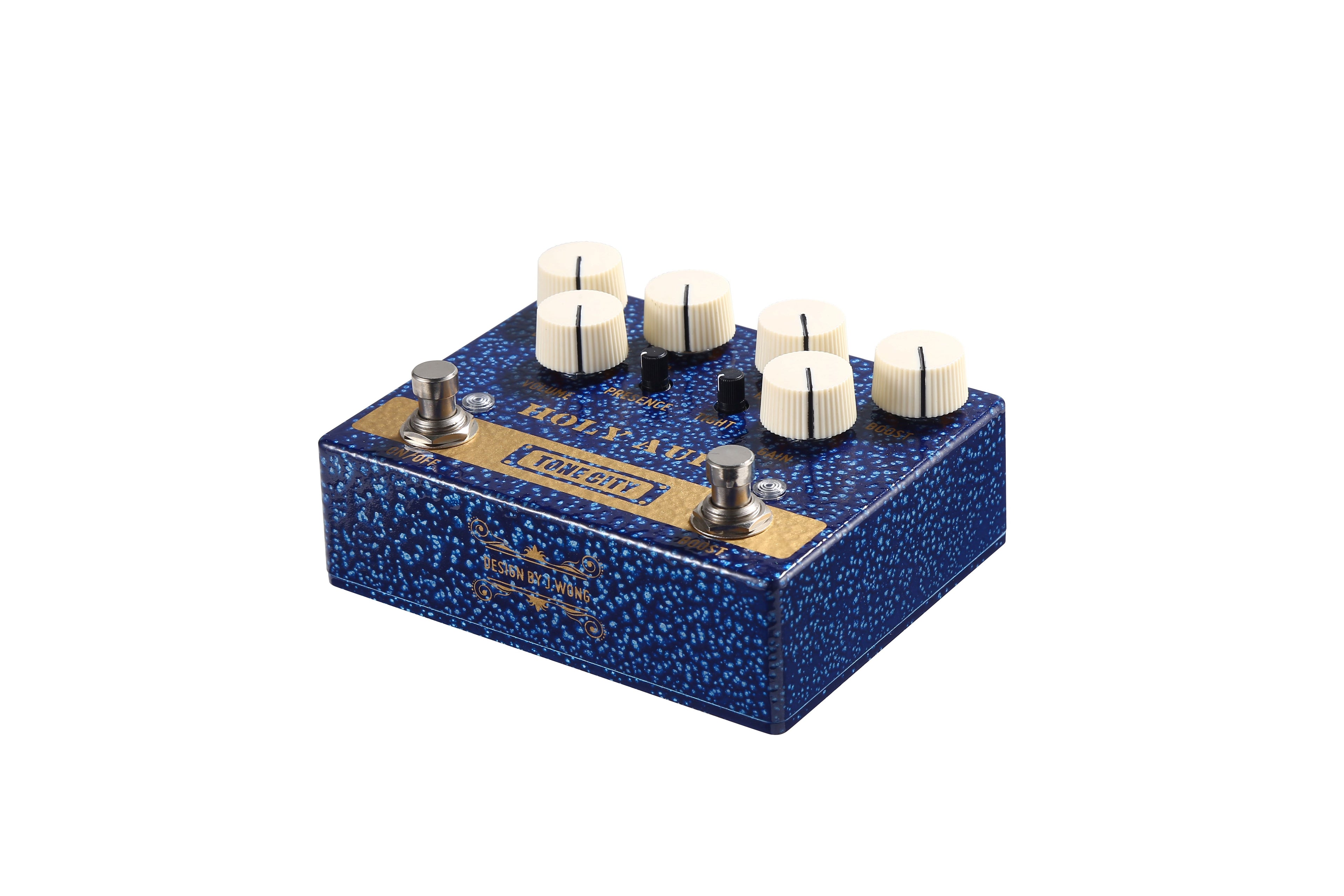 Tone City Holy Aura distortion boost pedal — top view