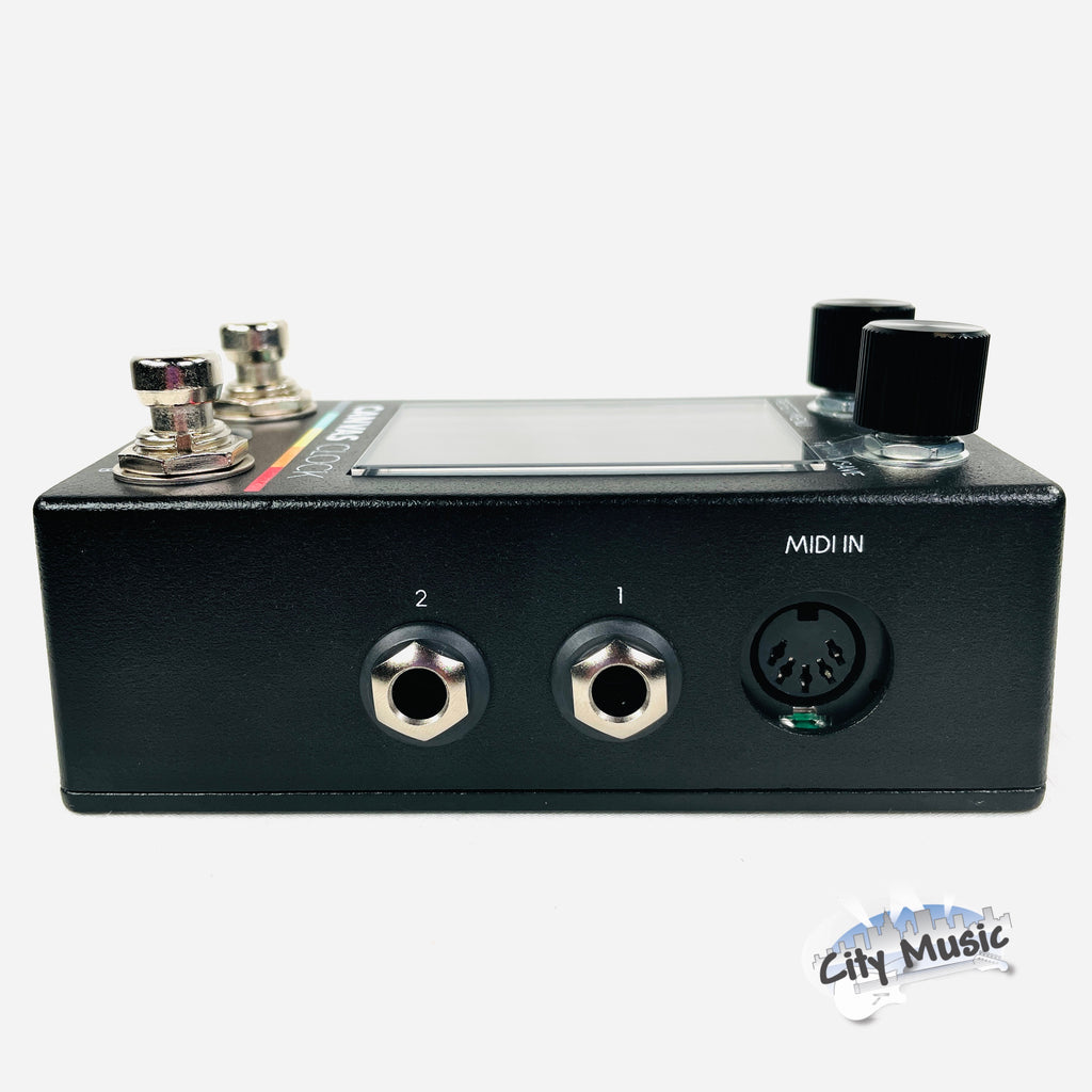 Used Walrus Audio Canvas Clock tempo sync pedal — display screen detail