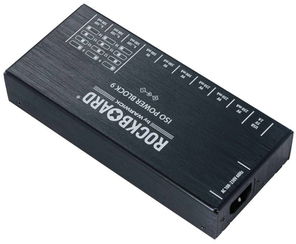 New RockBoard ISO Power Block V9 IEC Isolated Guitar Effects Pedal Power Supply