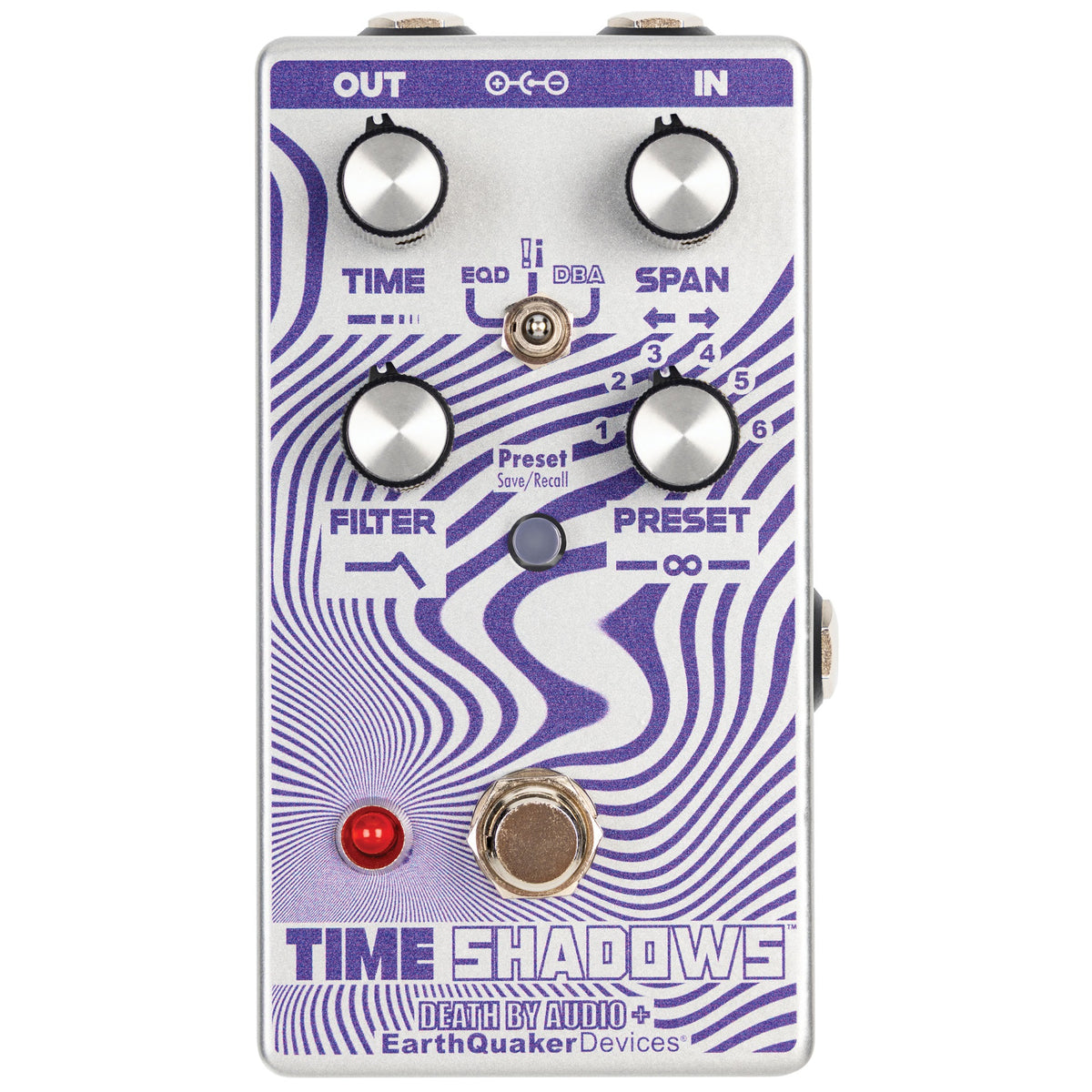 EarthQuaker Devices Time Shadows V2 delay pedal - front view