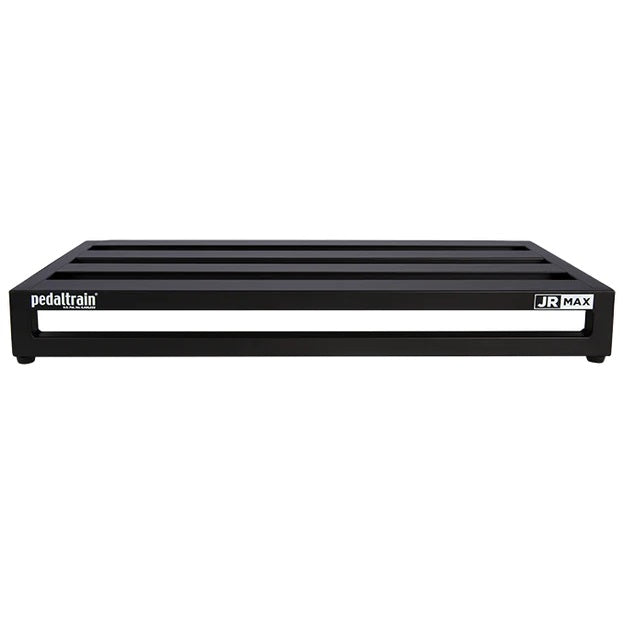 Pedaltrain JR MAX pedalboard — angled rail view
