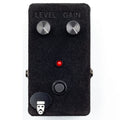 JAM Pedals Black Fuzz Phrase LTD fuzz pedal — black suede enclosure front view